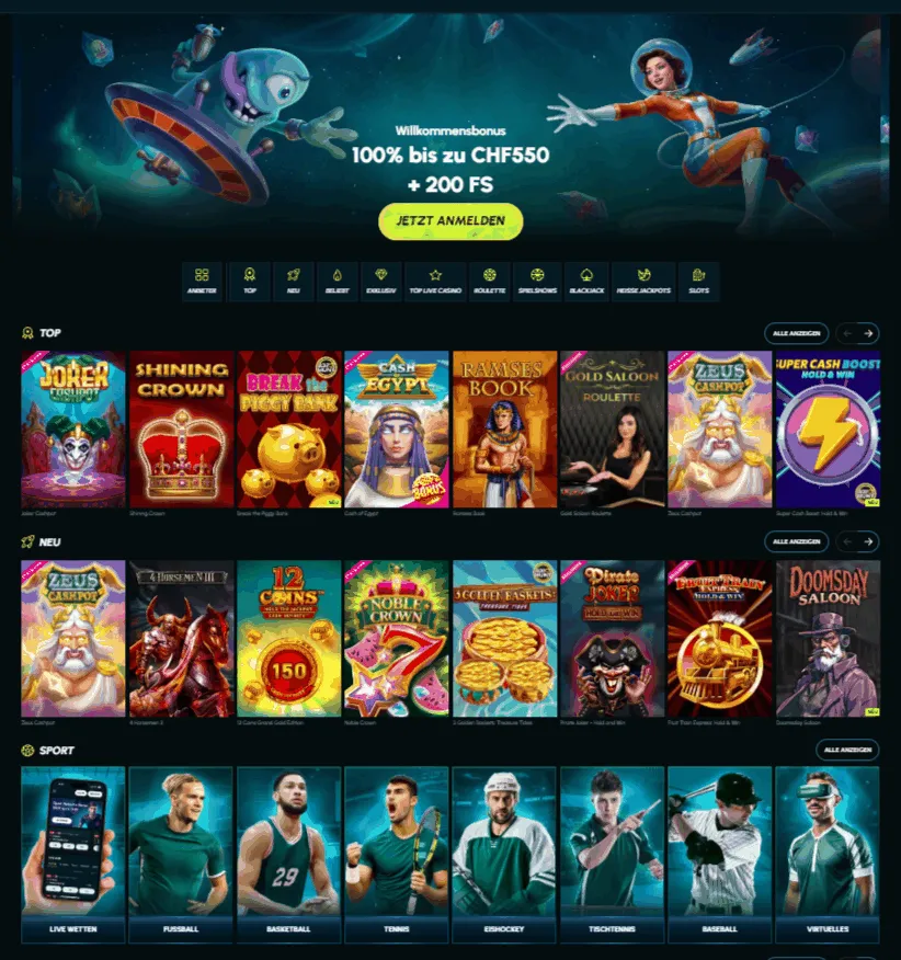 Slotexo Casino Startseite